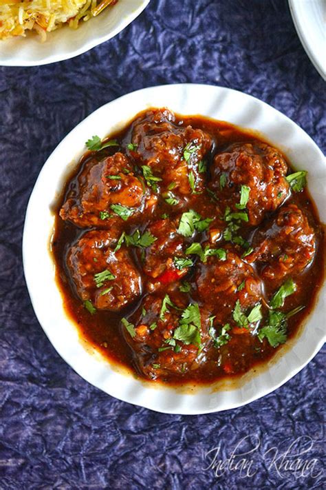 Vegetable Manchurian Gravy Recipe | Veg Manchurian | Indo-Chinese ...