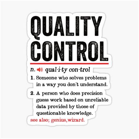 "Quality Control Funny Definition: Quality Control Gift - Quality ...