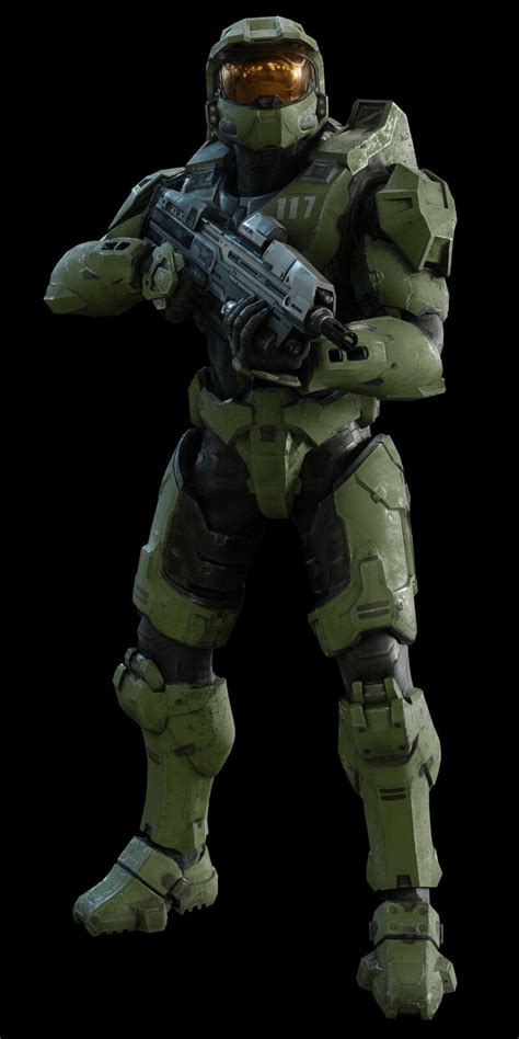 Halo: Infinite Master Chief Full Body Renders (Remake of a H4 Chief ...