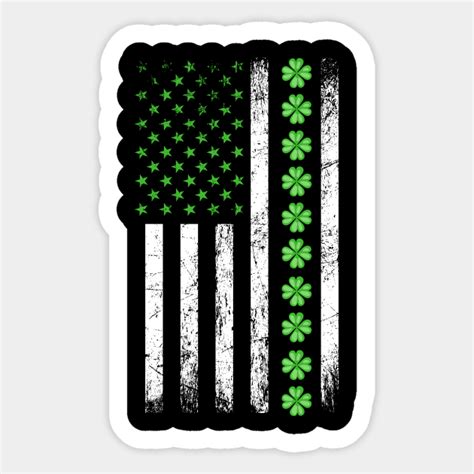 Irish American Flag - Irish - Sticker | TeePublic