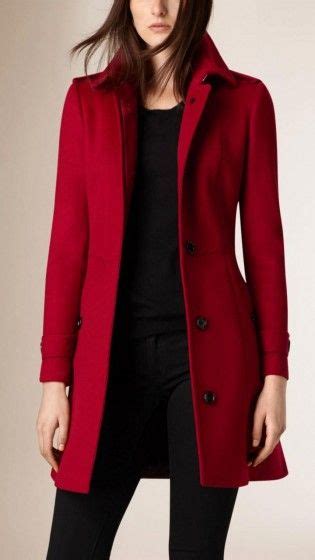 Women's Red Wool Coat - Single Breasted Long Winter | Одежда, Стильная ...