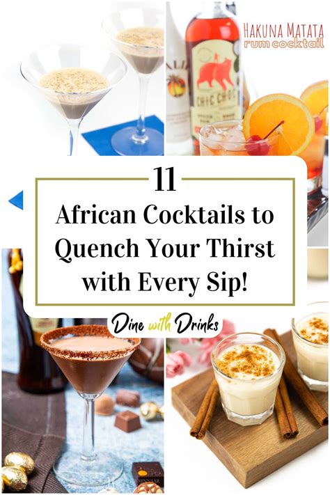 11 African Cocktails to Quench Your Thirst with Every Sip ...