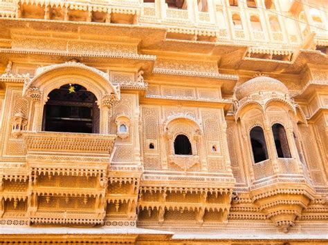 Architecture of Jaisalmer Fort Stock Image - Image of architecture ...