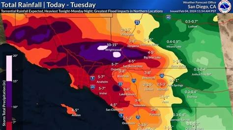 California storm: Maps show how life-threatening flash flooding will ...