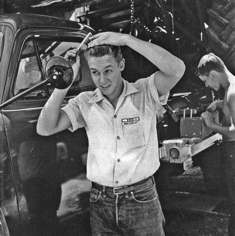 Kansas farm boy looking his best (1953). : OldSchoolCool