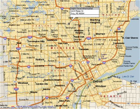 A Journey Through Time: Exploring The East Side Of Detroit On A Map ...