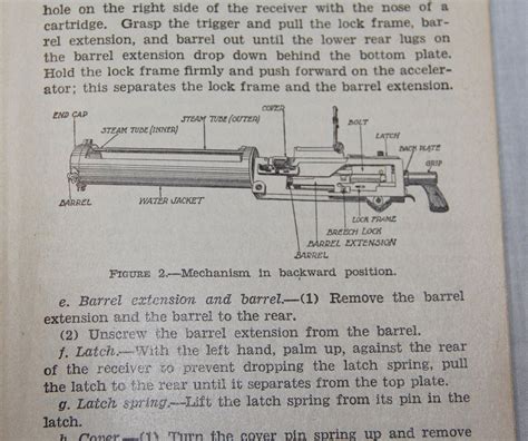 J015. WWII M1917 BROWNING MACHINE GUN FIELD MANUAL, 1940 DATED - B & B ...