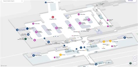 Dublin Airport Map Of Terminal 2 Spar Shop