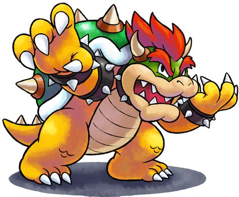 ''Mario+Luigi'' RPG Style: Bowser [SSB4 Pose] by Master-Rainbow | Super ...