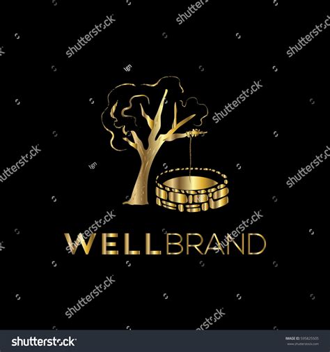 Water Well Vector Logo Stock Vector (Royalty Free) 595825505 | Shutterstock