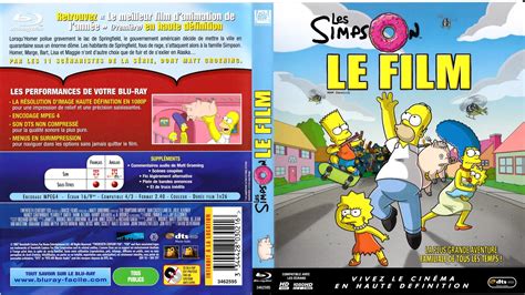 BLU-RAY JAQUETTES BLU-RAY: Les simpson le film