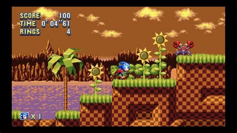 Sonic Mania Plus: Green Hill Zone Act 1 (Encore Mode) [1080 HD] - YouTube