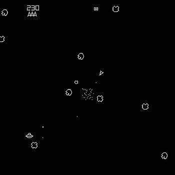 Asteroids on the Atari 2600 - Retro Games Now