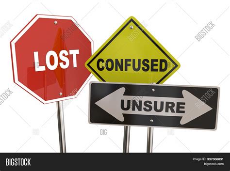 Lost Confused Unsure Image & Photo (Free Trial) | Bigstock