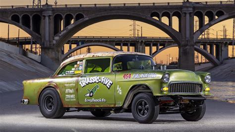 You've Gotta See the 1955 Chevy Gasser Built by a Hot Wheels Designer