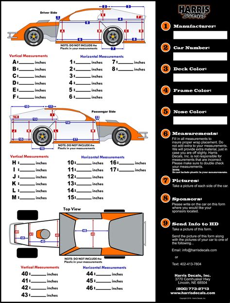 Dirt Modified Setup Sheet