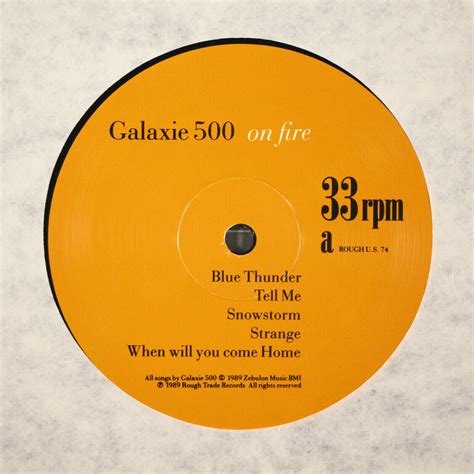 popsike.com - Galaxie 500 On Fire LP NM Rough Trade U.S. 74 1989 ...