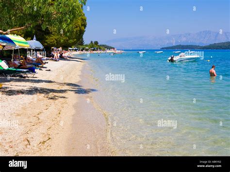 NIDRI BEACH LEFKAS Stock Photo - Alamy