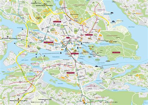 Stockholm transport map