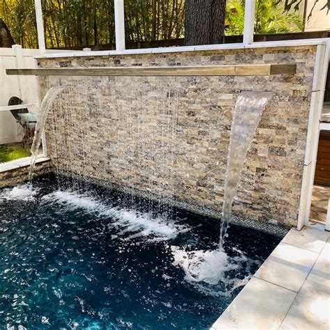 Five Modernistic Pool Water Features Ideas You'll Wish Had In Your Pool ...