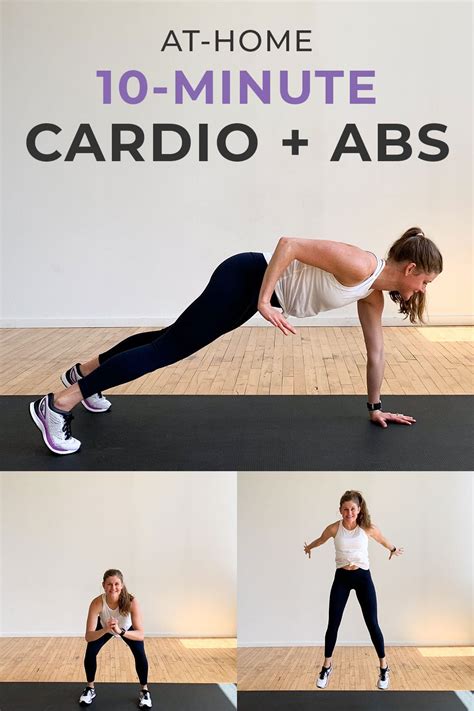 10-Minute Cardio and Abs Workout (Video) | Nourish Move Love