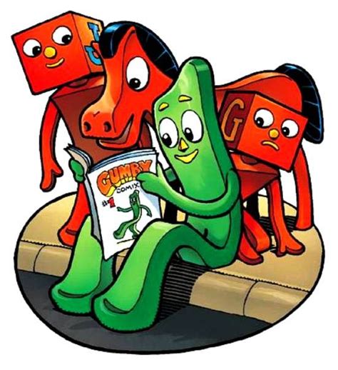 cartoon picture: Gumby cartoon picture 3