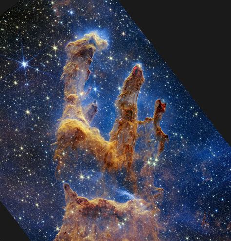 Hubble and Webb Showcase the Pillars of Creation (Slider Tool) | ESA/Webb