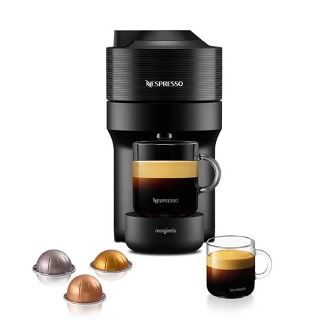 Nespresso Coffee Machines - Vertuo Pop - Smart Connectivity - Black