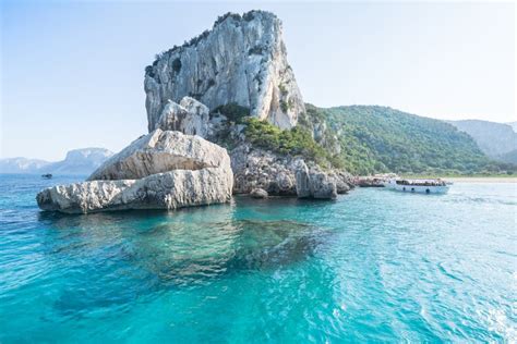 Cala Luna Beach, Sardinia, Italy Stock Image - Image of boat, beach ...