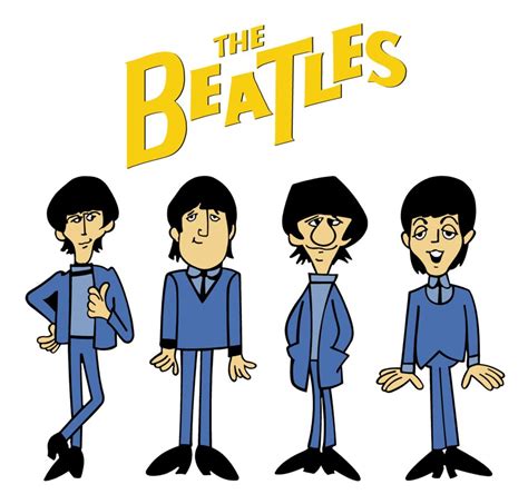 The Beatles cartoon - The Beatles Photo (37666633) - Fanpop