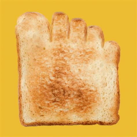 Toes-T! GIF - Toast Toes Bread - Discover & Share GIFs