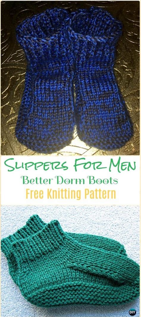 Knit Adult Slippers & Boots Free Patterns Written Tutorials