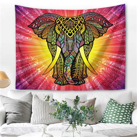 Elephant Tapestry Wall Hanging | Kalamandala Australia