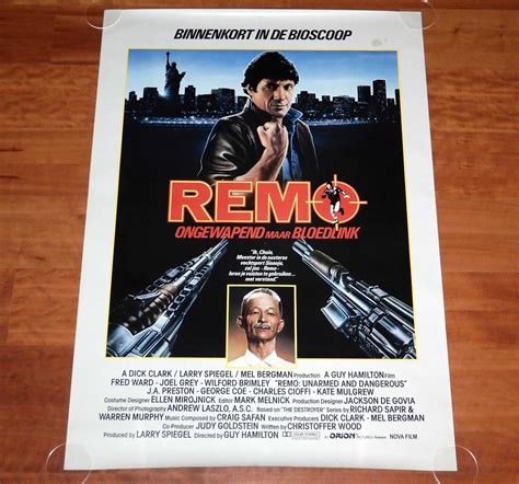 ORIGINAL MOVIE POSTER REMO 1985 DUTCH ONE SHEET FRED WARD STATUE OF ...