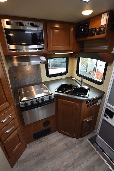 Lance 975 Review Truck Camper Kitchen Galley, http://www ...