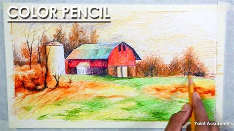 Colored Pencil Landscape Tutorial