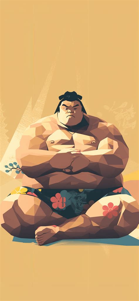 Sumo Wrestler Beige Wallpapers - Cool Sumo Wallpapers iPhone