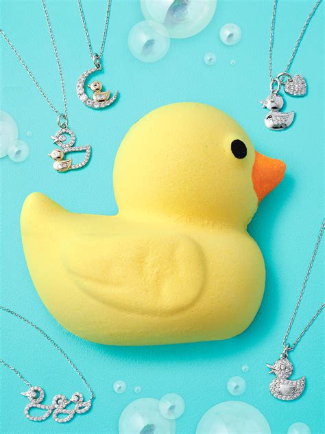 Rubber Ducky Bath Bomb - Duck Necklace Collection – Charmed Aroma in ...