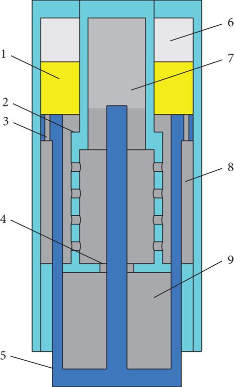 Structure diagram of shock absorber. | Download Scientific Diagram