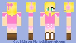 Pink Gamer Girl 2.0 (originally UnicornGirl5279's skin) Minecraft Skin