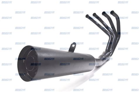 Honda CB350/4 Four MAC 4-Into-1 Black Canister Exhaust System