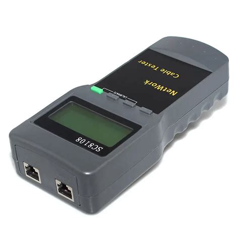 CAT5 RJ45 Network Cable Tester Meter Length network tester cable tester ...