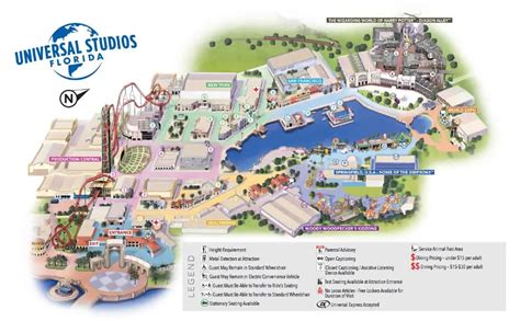 Universal Studios Orlando Park Map 2024 Pdf - Roxi Wendie