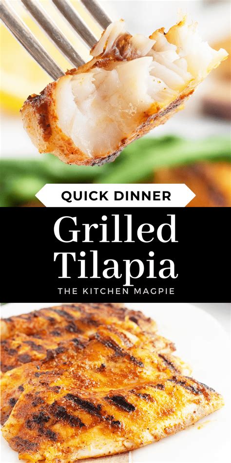 Grilled Tilapia - The Kitchen Magpie