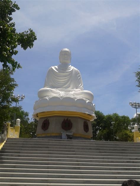 The White Buddha at Long Son Pagoda | Vietnam, Buddha, Pagoda