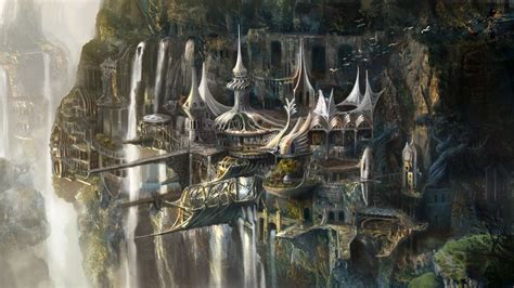 Fantasy City Wallpaper 1080p - Elven Castle Lord Of The Rings (#1904806 ...