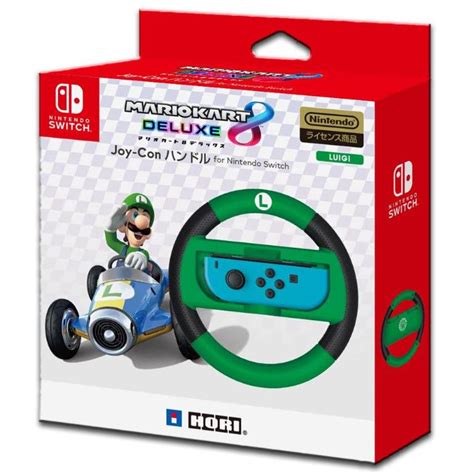 Mario Kart 8 Deluxe Joy-Con Luigi's Steering Wheel, Toys & Games, Video ...