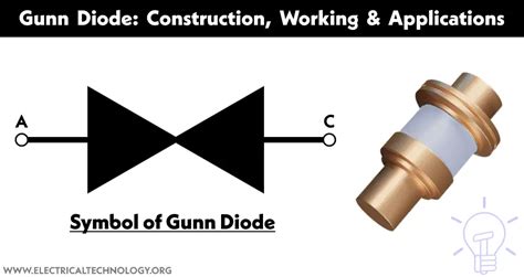 Gunn Diode: Symbol, Construction, Working and Applications