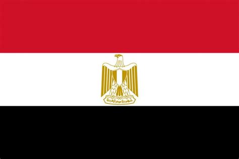 Vlag van Egypte afbeelding en betekenis Egyptische vlag - Country flags