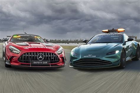 How the Mercedes and Aston Martin F1 safety cars compare